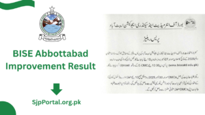 BISE Abbottabad Improvement Result