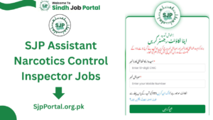 SJP Assistant Narcotics Control Inspector Jobs